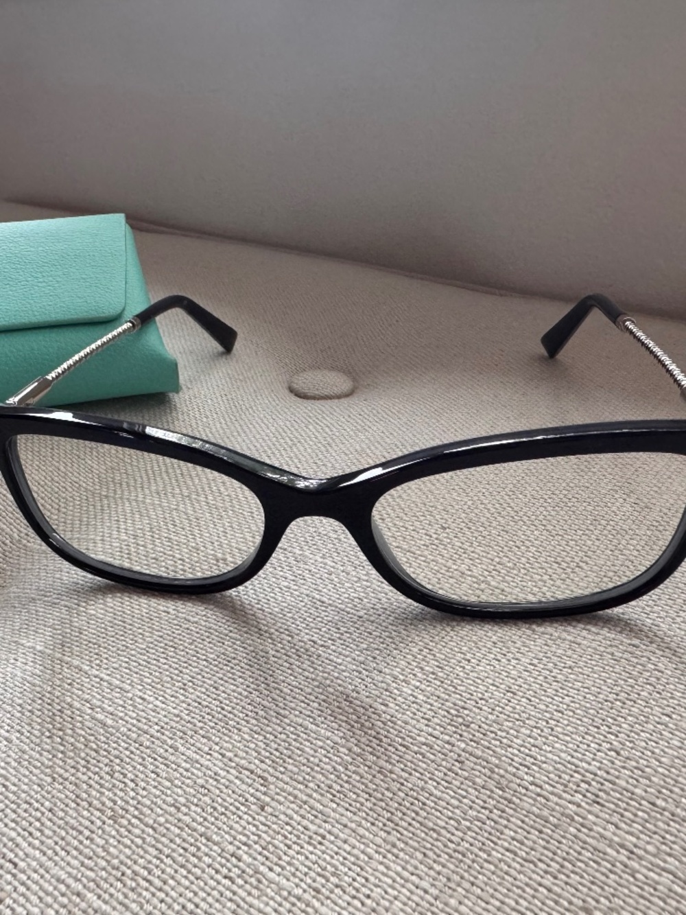 Authentic Tiffany & Co. Navy Blue Optical Frames | Prescription-Ready | & Case